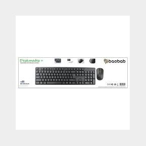 Baobab Deskmates USB Keyboard And Mouse Combo - Wired - Bar 9900818523511- 51748/14064