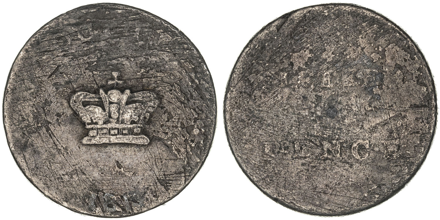New South Wales, Fifteen Pence or Dump, 1813, Good