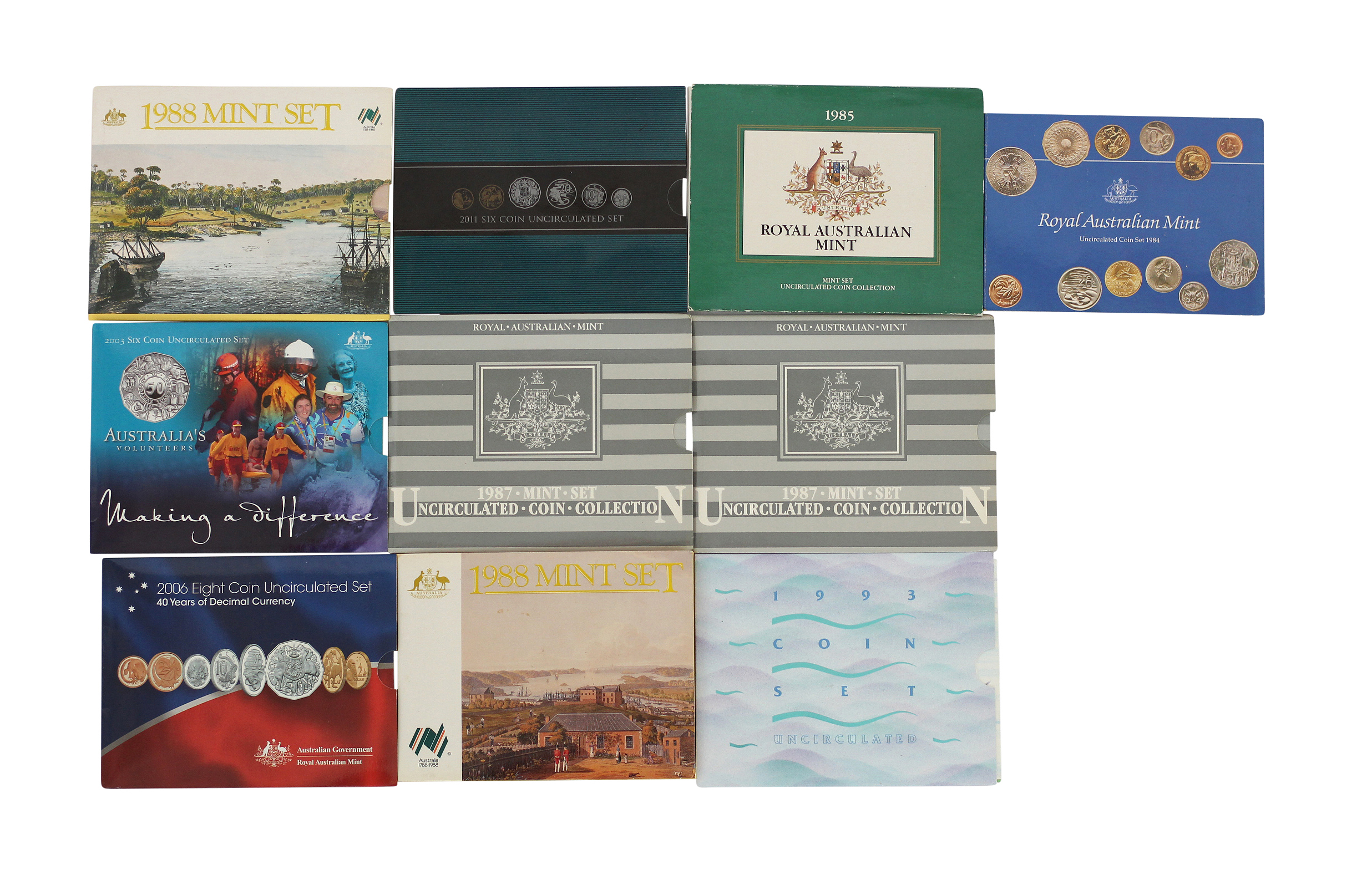 Group, Mint Sets, UNC