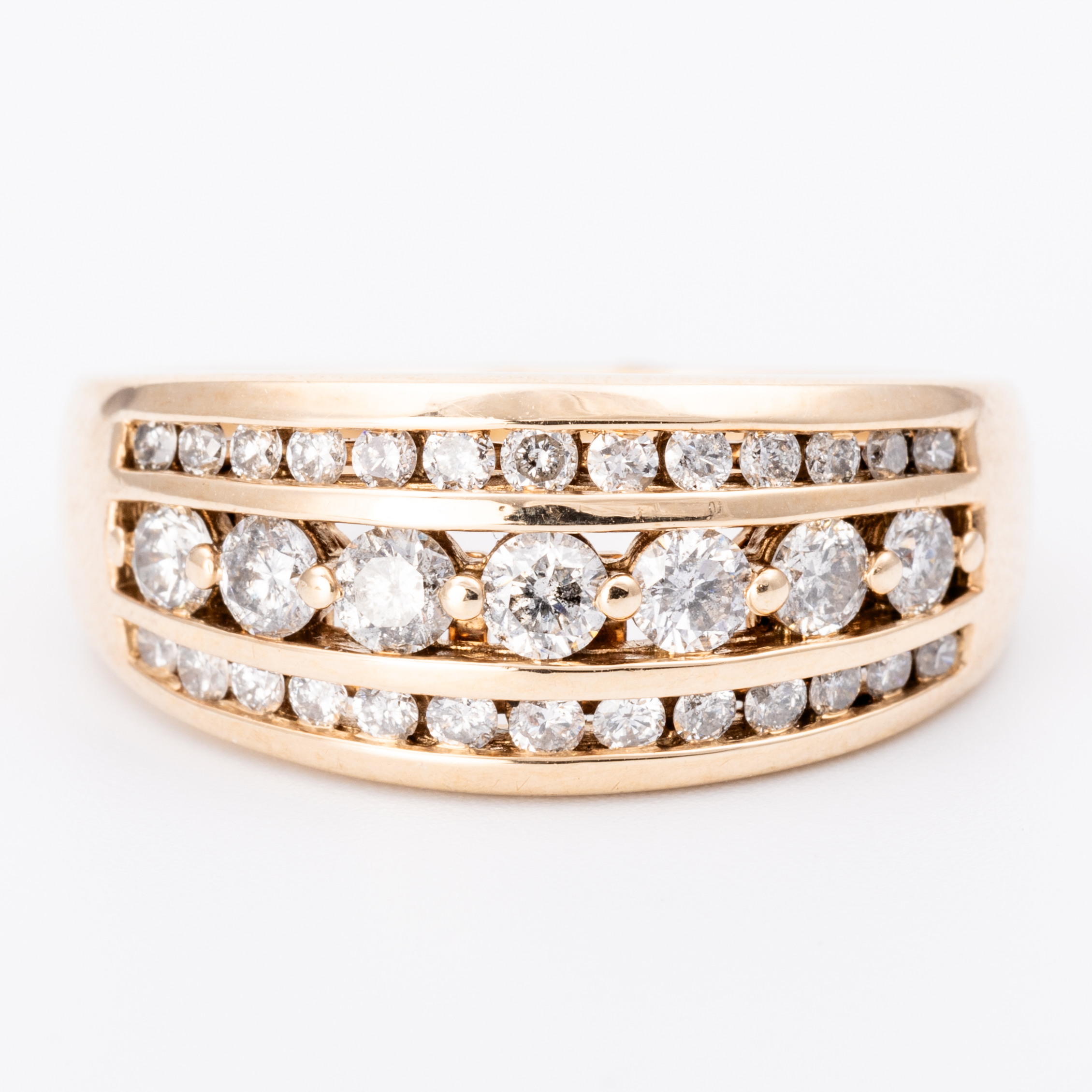 0.93ct Diamond Dress Ring 10ct Gold