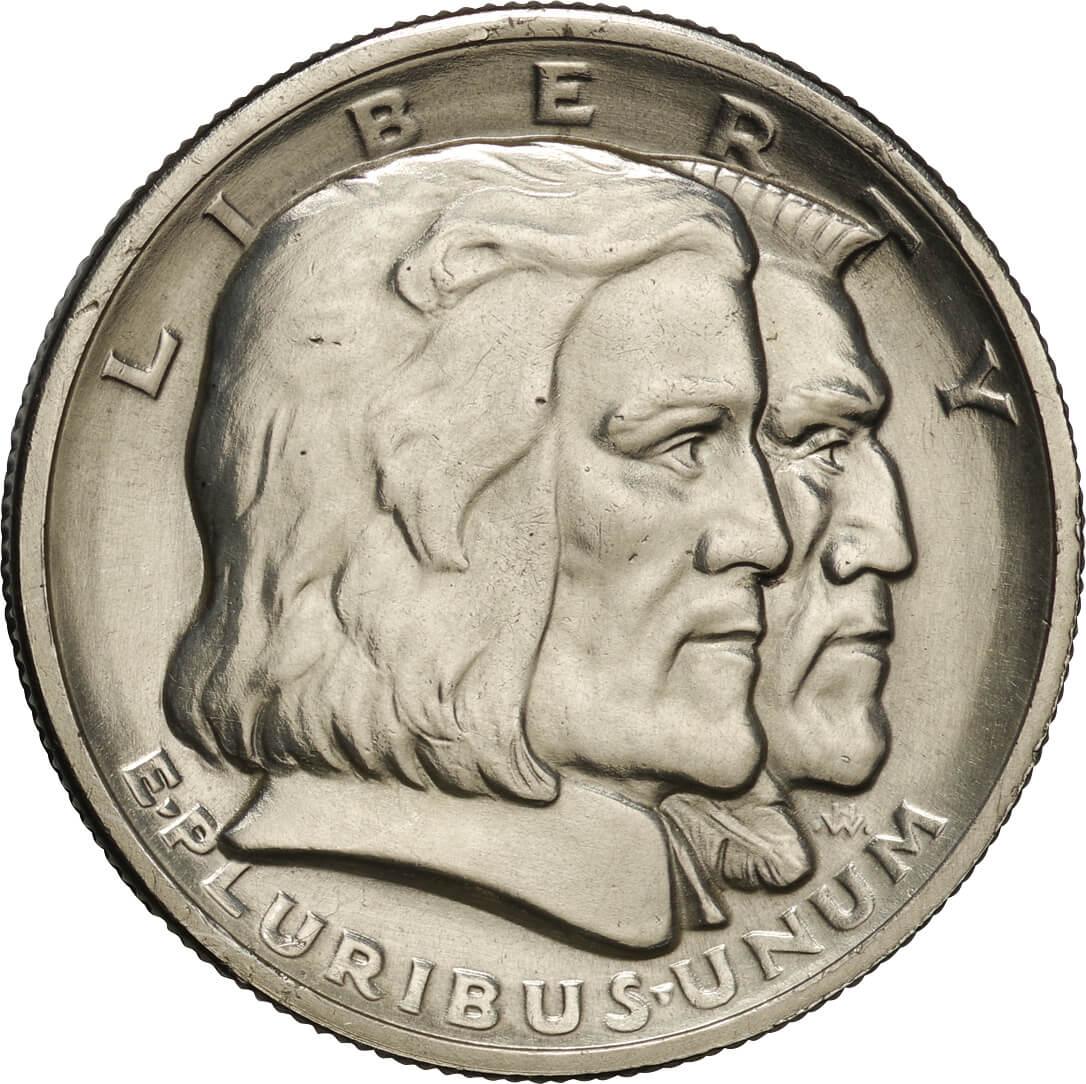 格安新品 アメリカ1/2ドル銀貨 - アメリカ1 1936ロードアイランド300 