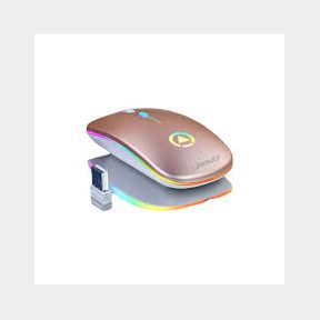 Wireless LED Rechargeable Mouse - Gold -Bar 9902191222005- 51745/28509 SN B2 (S2)