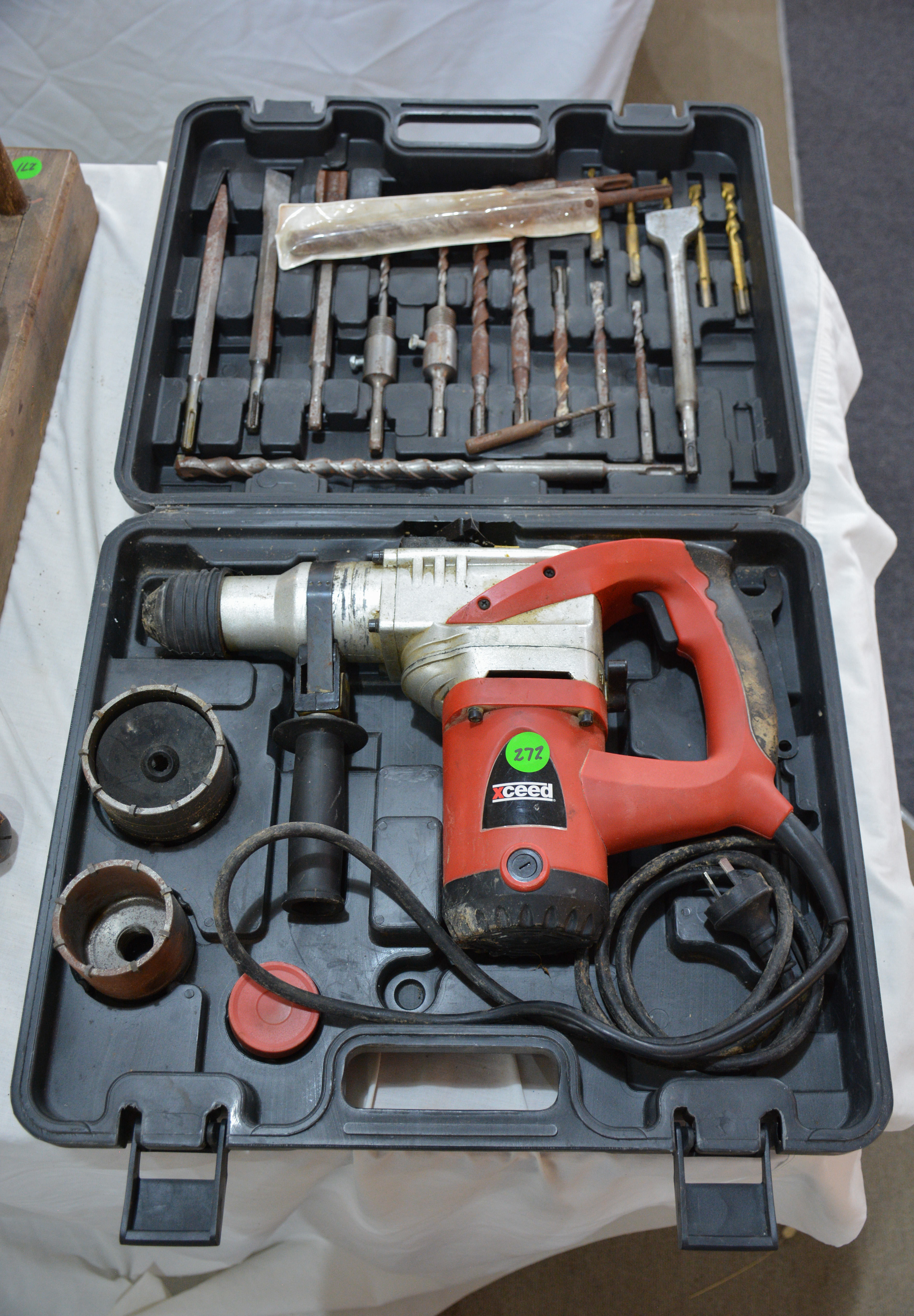 Xceed Rotary Hammer Drill Kit with Bits etc — sold at auction in New Zealand for $55