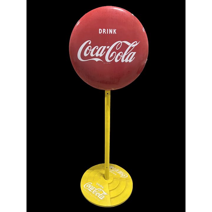 Coca Cola Coke Porcelain Soda Curb Sign