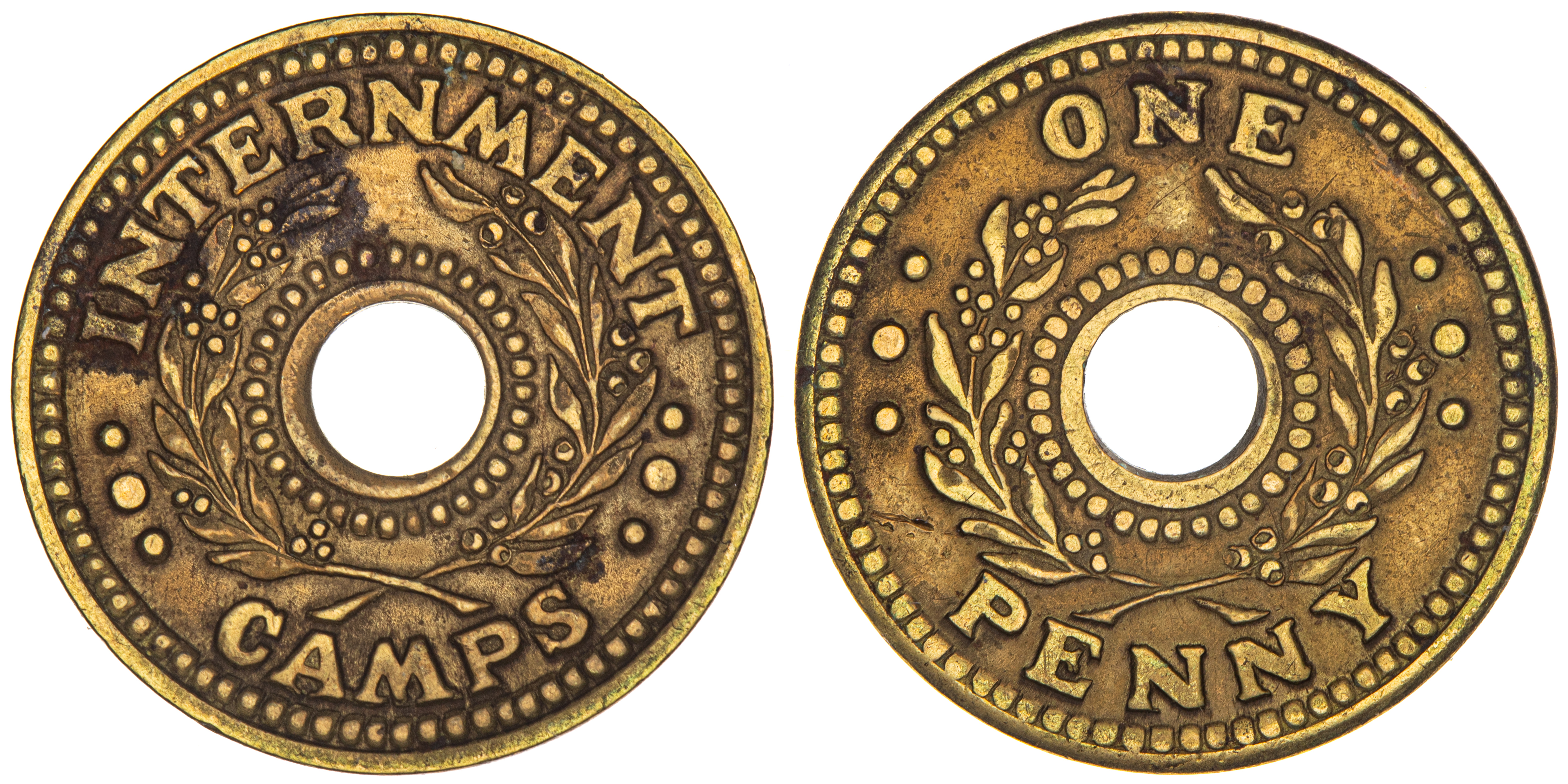 203 · Hay Internment Camp, One Penny,  aEF