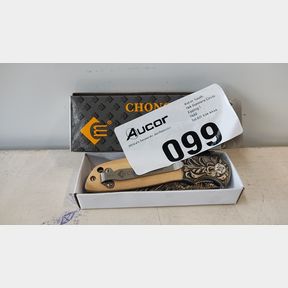CHONGMING POCKET KNIFE WITH DAMASCUS STEEL PATTERN