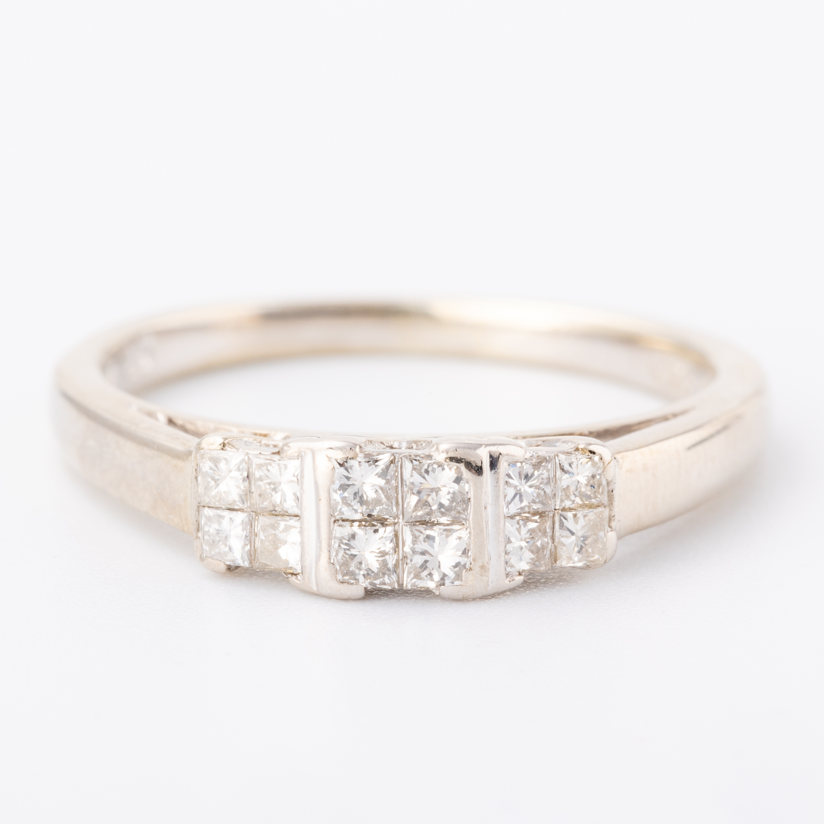 0.35 Carat Diamond Cluster Ring 9ct Gold