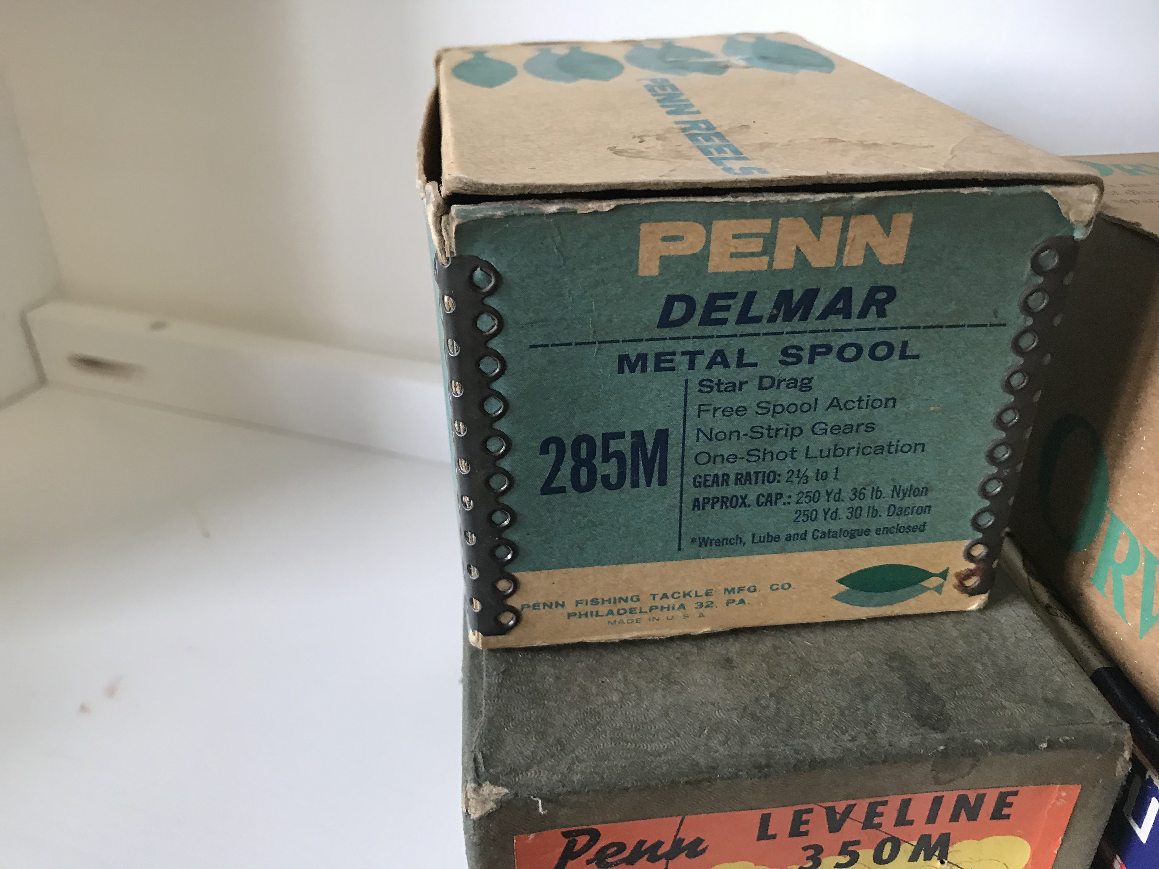 PENN LEVELINE 350M Star Drag Fishing Reel, Original Box & Penn