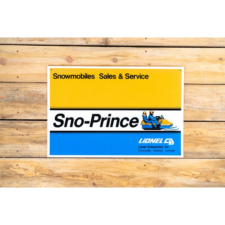 Lionel Sno Prince Single Sided Tin Sign