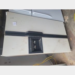 NEW NOTES: GOOD Amana side by side garage refrigerator