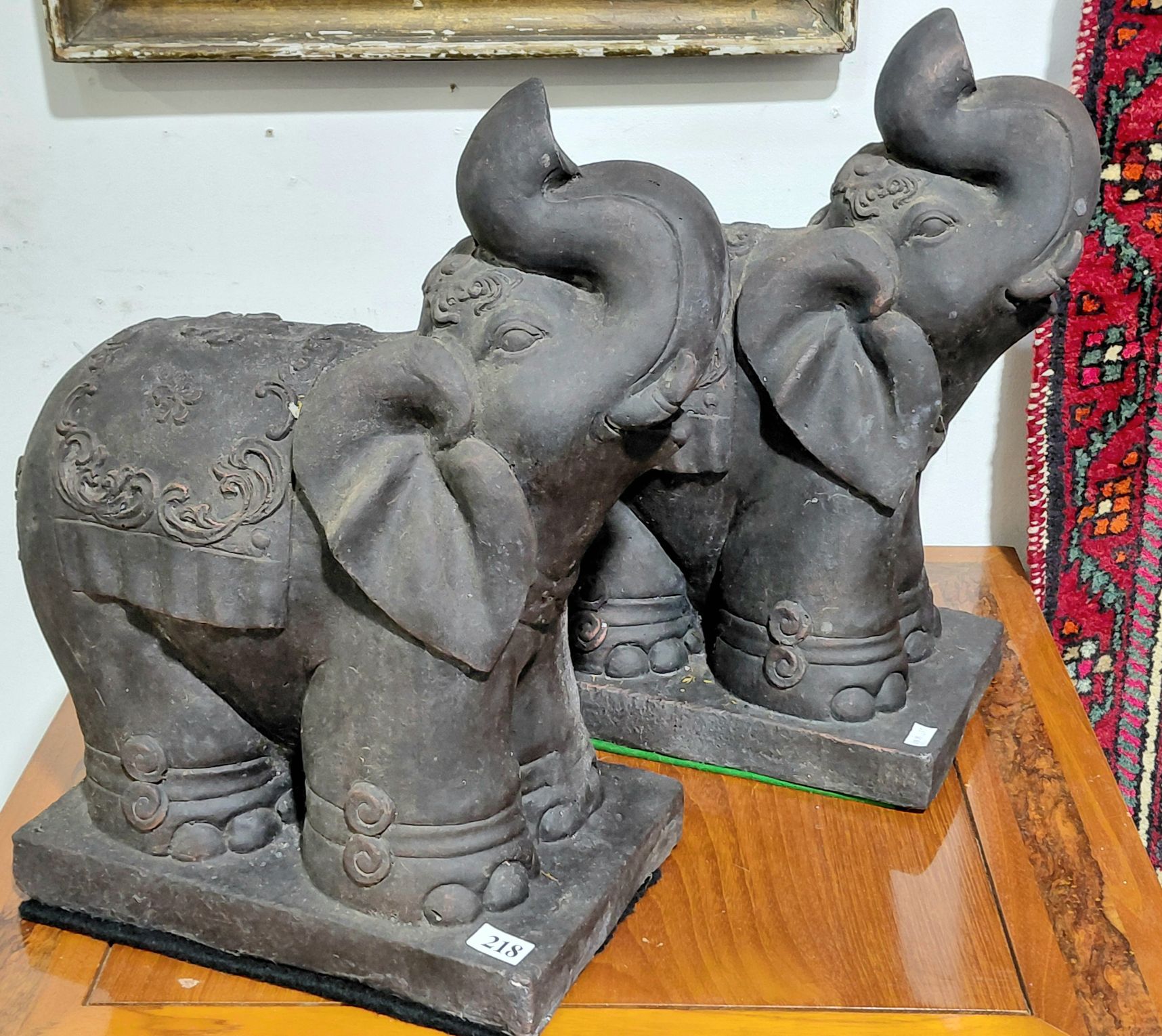 218 · ELEPHANT STATUES