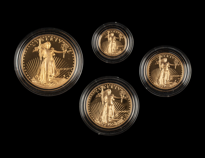 A 1991 Gold Eagle Four-Coin Proof Set
