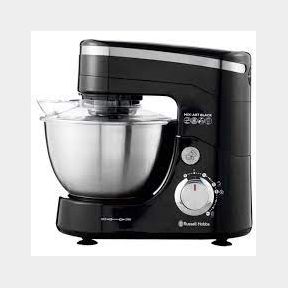 Russell Hobbs - 600W Mix-Art Black Stand Bowl Mixer (RHSB240 : 800W) | DR 51499/3940 B2 (S7)