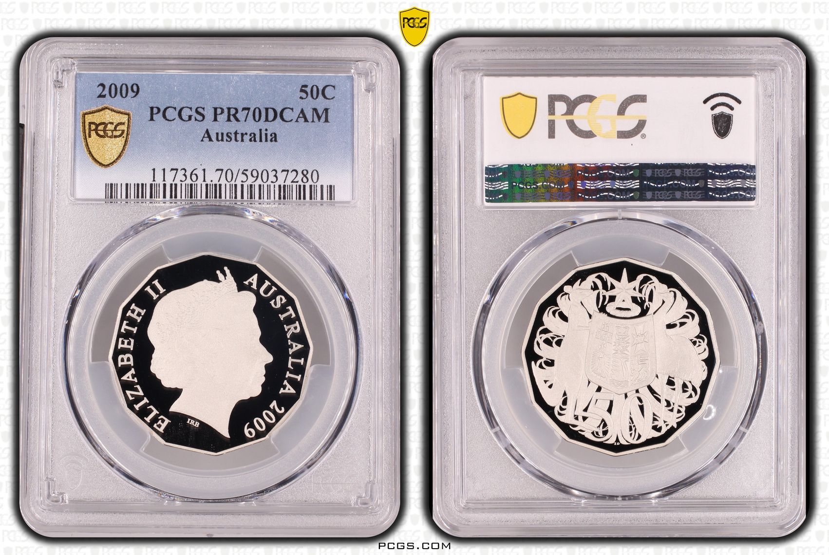Fifty Cent, 2009, PCGS PR70DCAM