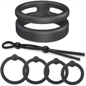 NEWLY SILICONE RING FOR MEN - RING FOR MALE RING RUBBER COUPLES RINGS SOFT SILICONE COUPLES RINGS FOR MEN, EASY IN SWEATER POCKETS