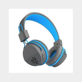 JLab JBuddies Studio On-Ear Kids Headphones (NOT BLUETOOTH) - Blue -- bar -9902079088433- 51736/599 B1 (S7)