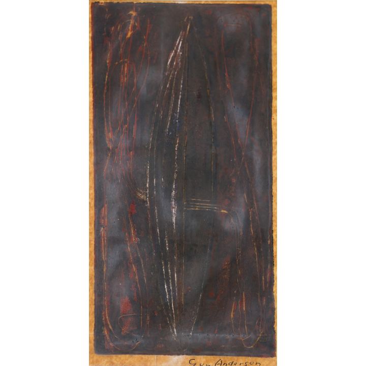 Guy Anderson ''Haida Night Journey'' Woodblock