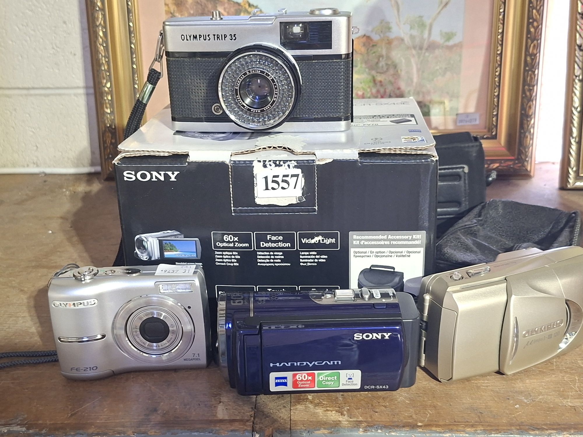 OLYMPUS AND SONY CAMERA COLLECTION