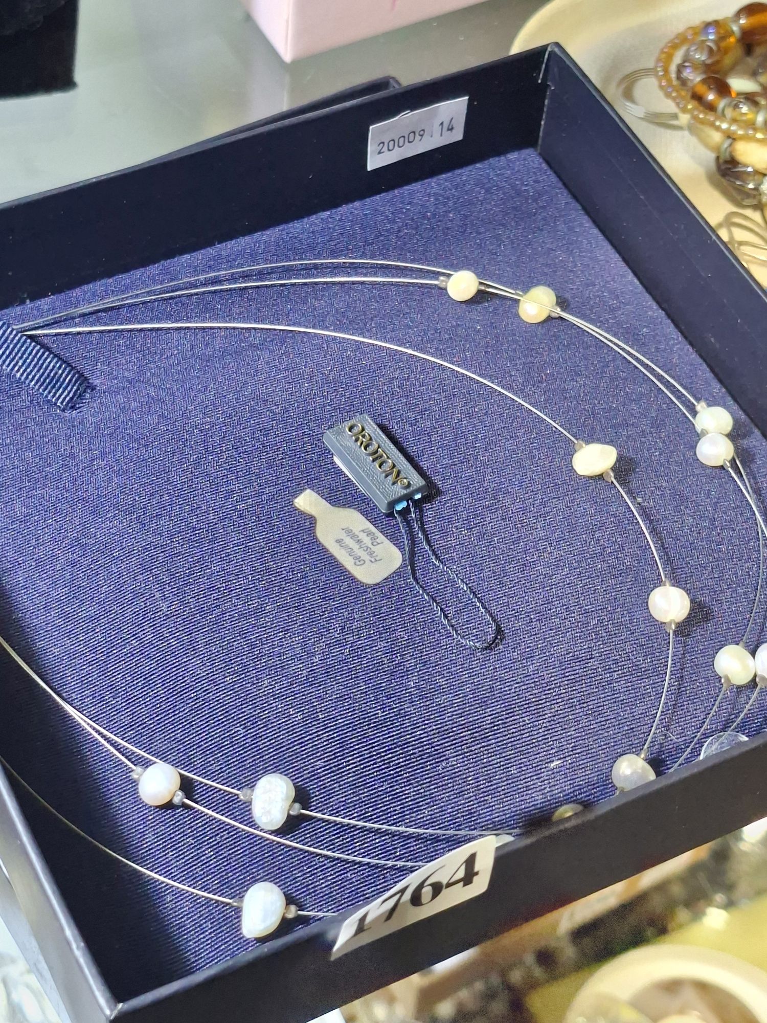 Fresh Water Pearl Necklace And Earrings