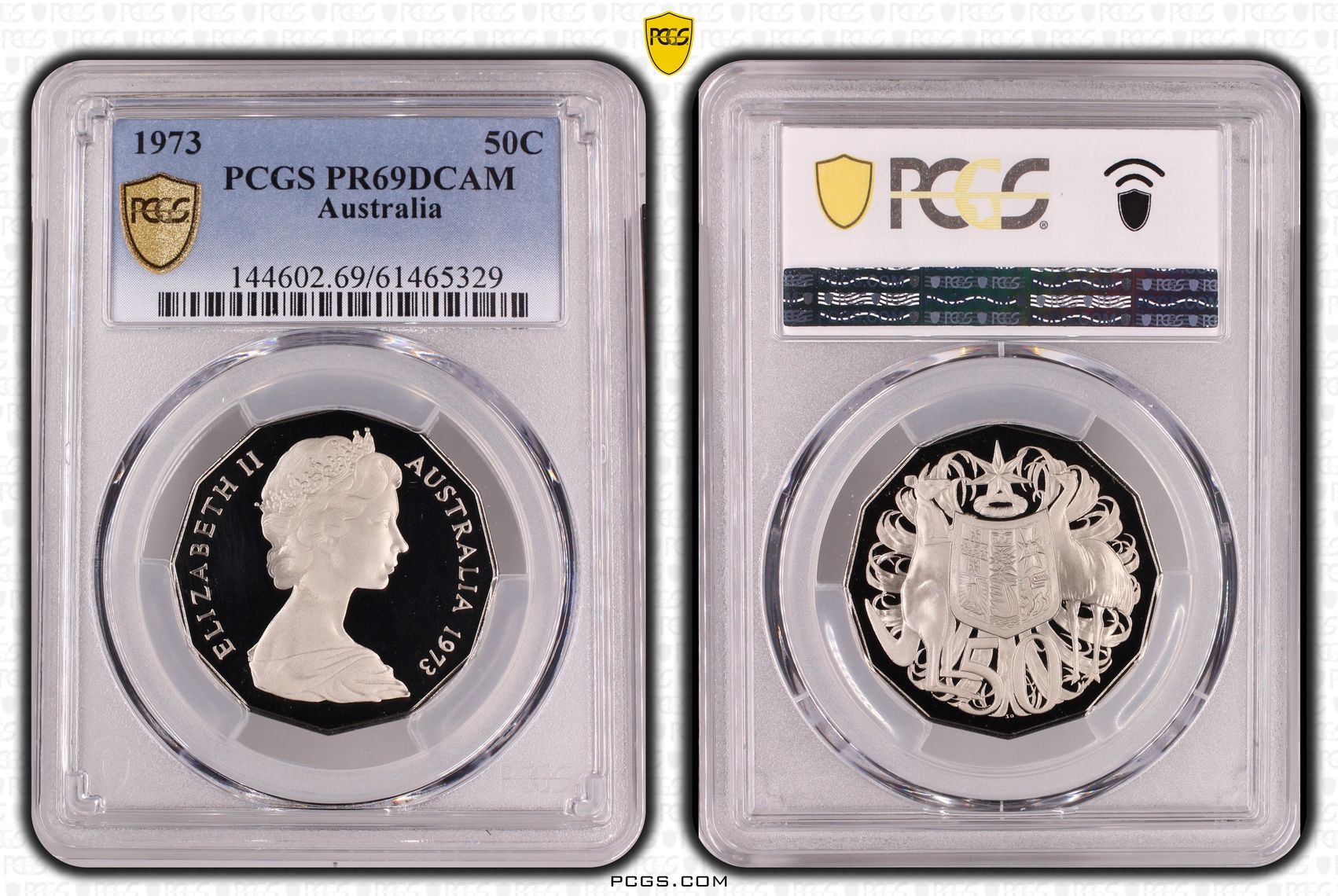 Fifty Cent, 1973, PCGS PR69DCAM
