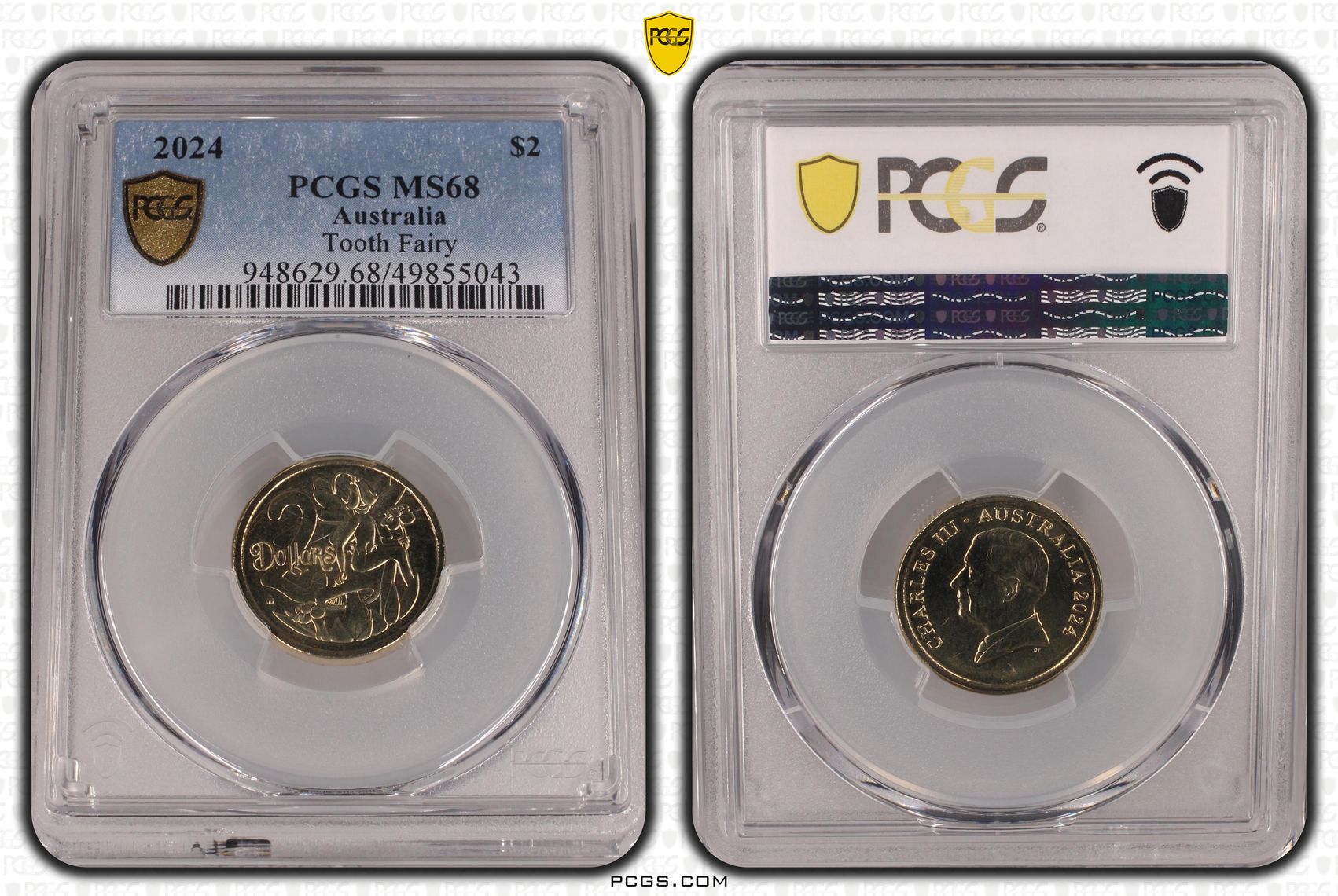 Tooth Fairy , Two Dollar, 2024, PCGS MS68