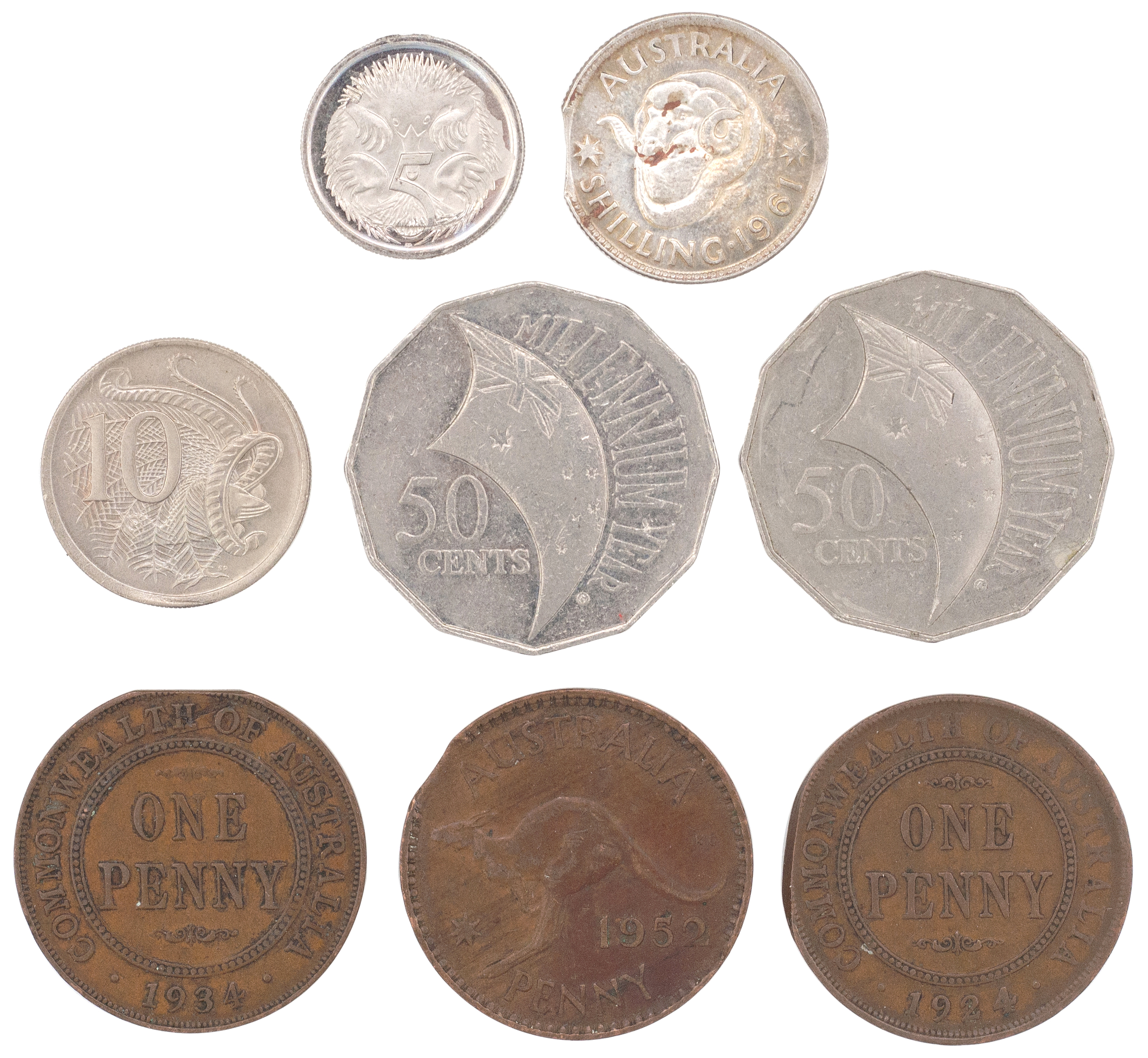 Elizabeth II, Fifty Cents, 2000, VF