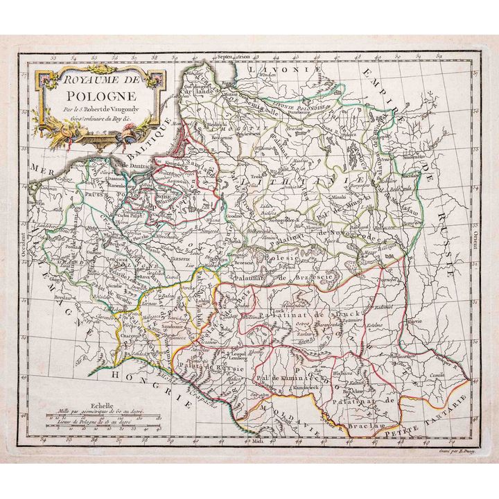 Didier Robert de Vaugondy | Royaume de Pologne