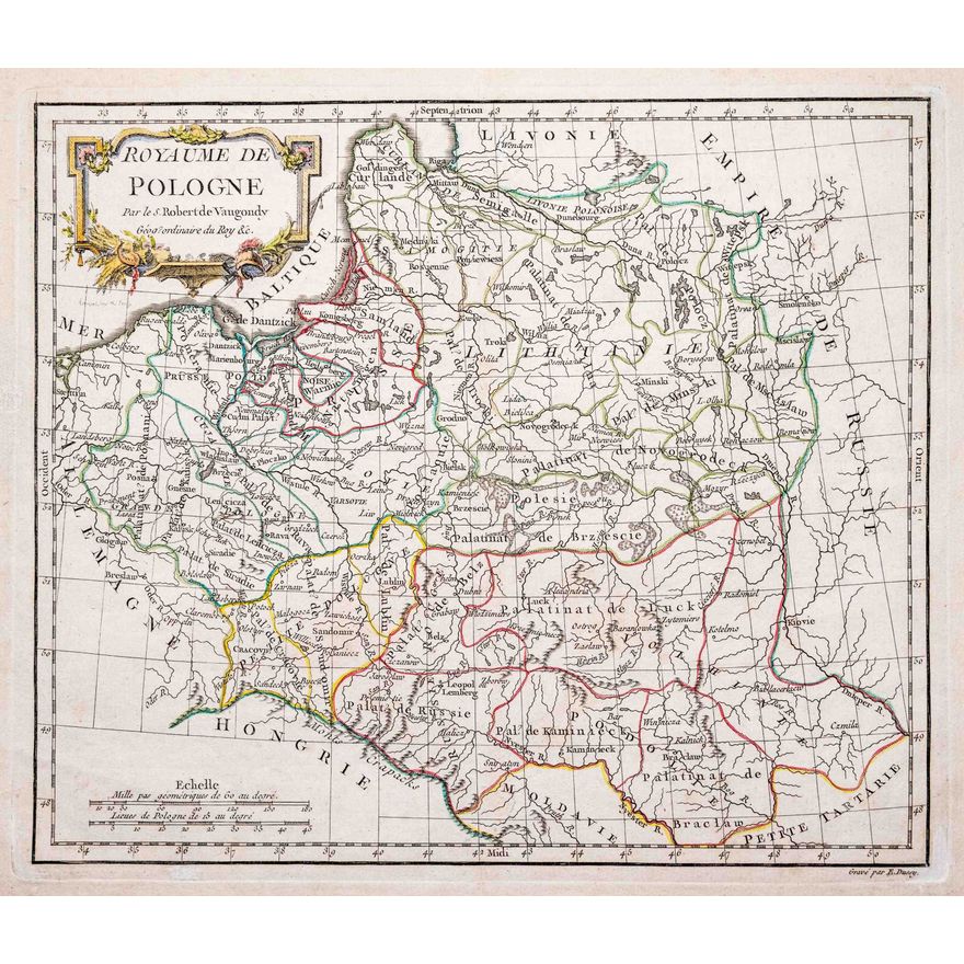 Didier Robert de Vaugondy | Royaume de Pologne