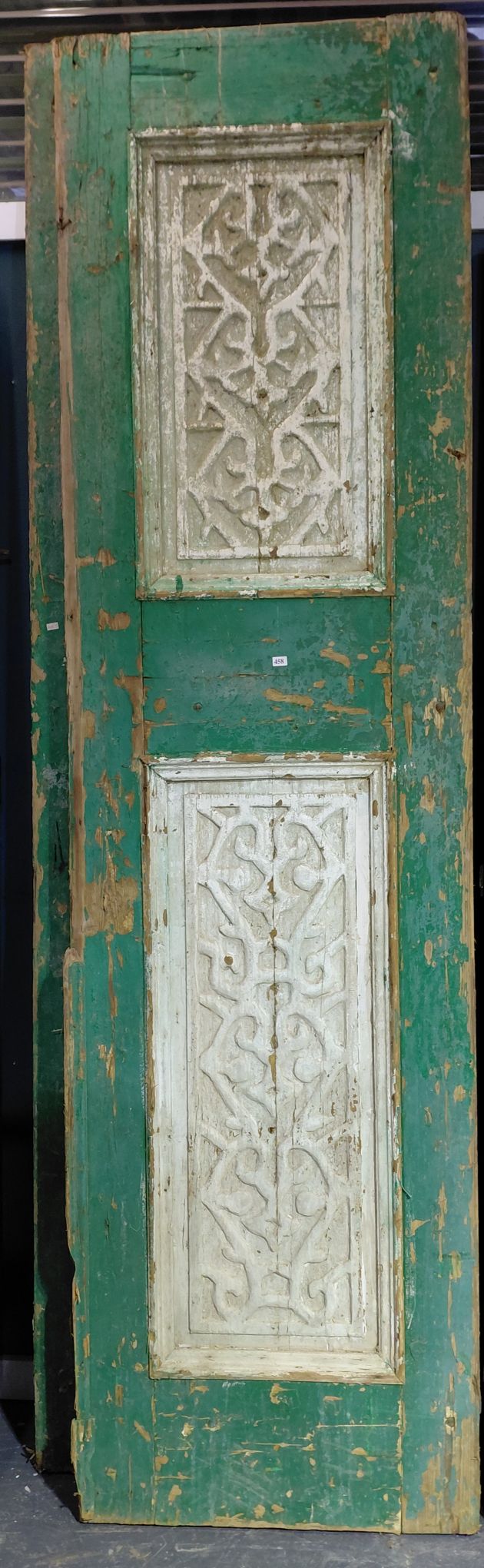 458 · FRENCH CARVED DOUBLE ENTRANCE DOORS