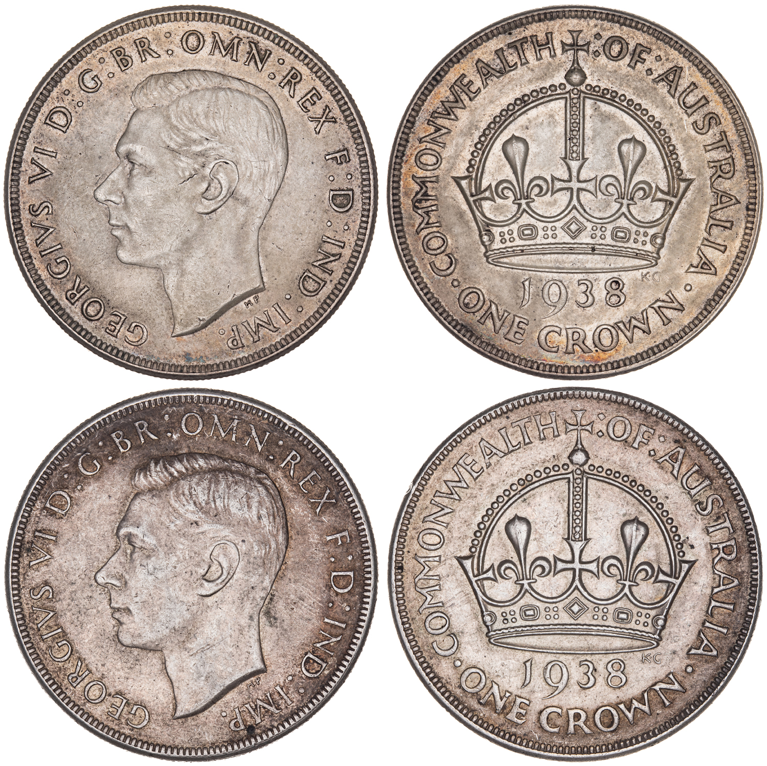 George VI, Crown, 1938, gVF