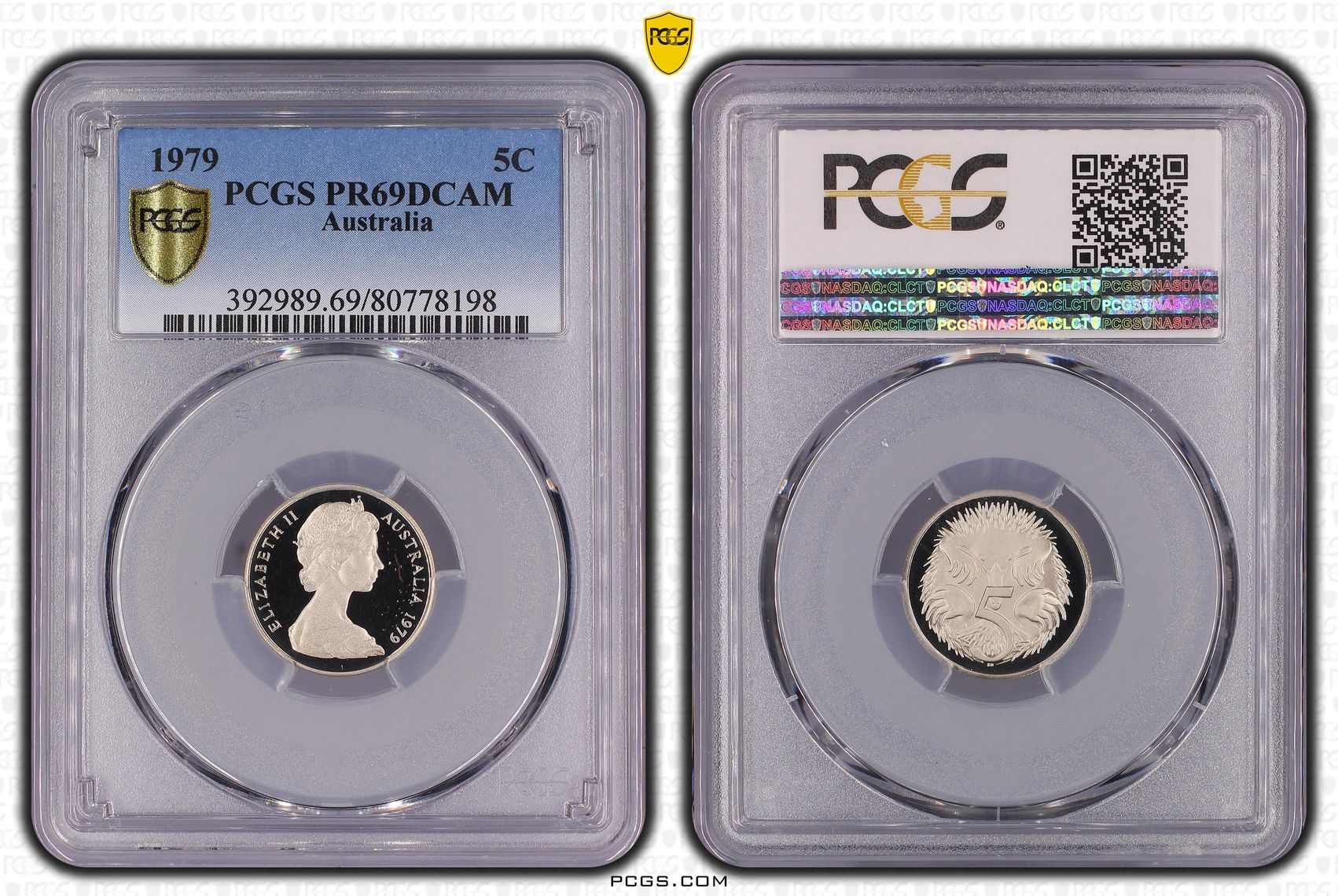 Five Cent, 1979, PCGS PR69DCAM