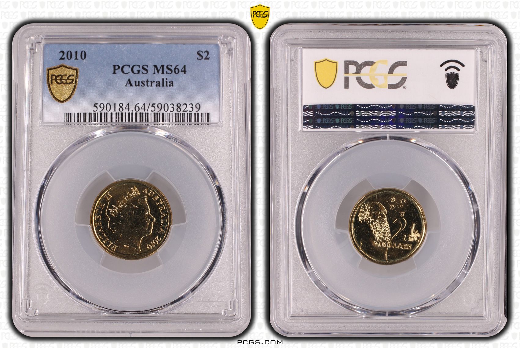 Two Dollar, 2010, PCGS MS64