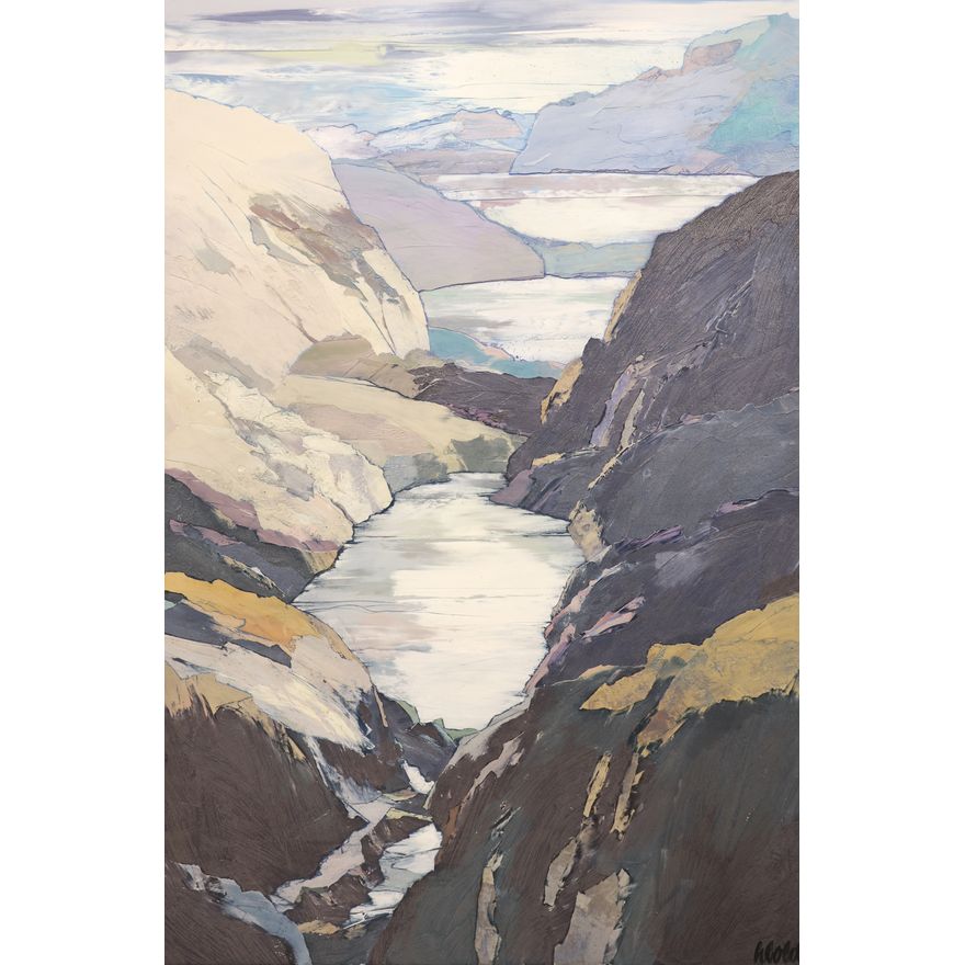 Hans Schiebold ''NW Landscape No.62'' Large Acrylic