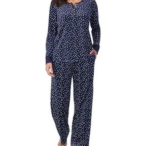 NAUTICA 2PC MICROFLEECE WOMEN’S SLEEPWEAR SET SZ LG
