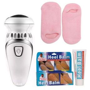 Smooth Feet Kit Electric Callus Remover Vacuum Silicon Socks Plus a Cream Makes your Feet Smoot Removes Dead Skin|