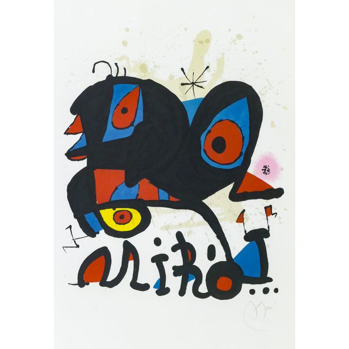 Joan Miro ''Affiche pour L'Exposition Miro'' 1974