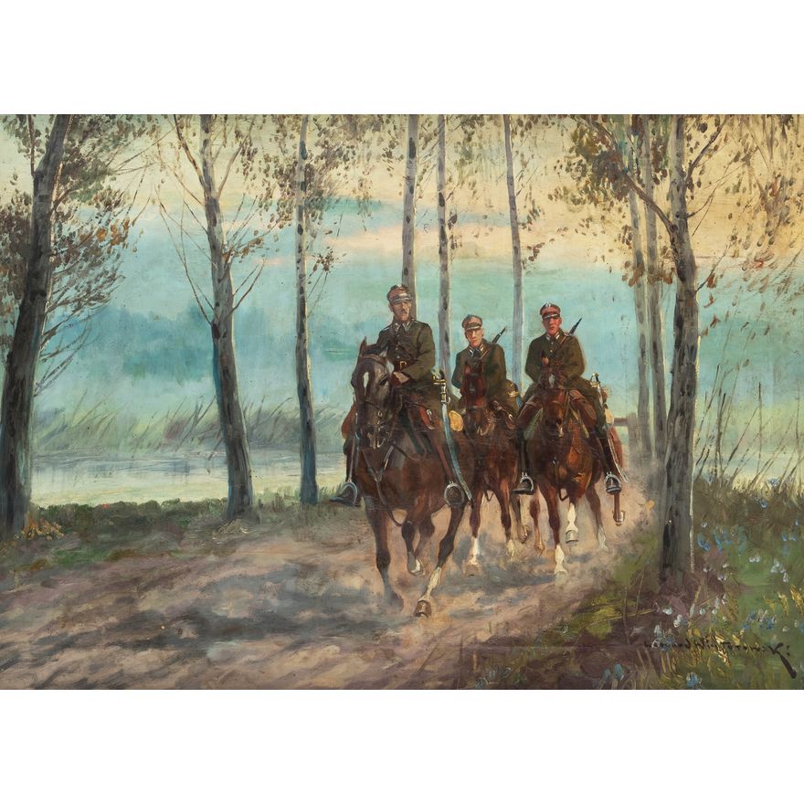 Leonard Winterowski | Patrol ułanów