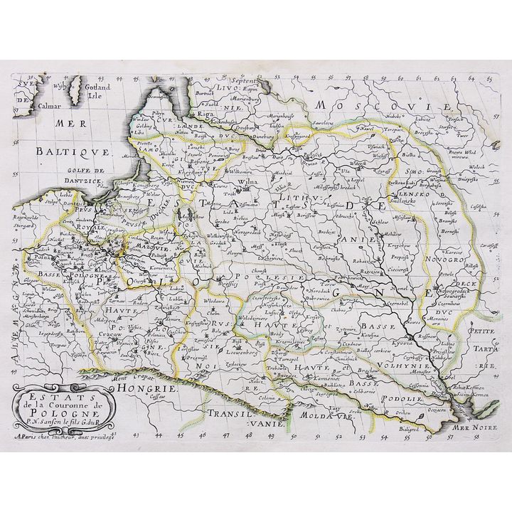 Nicolas Sanson II | Estats de la Couronnede Pologne