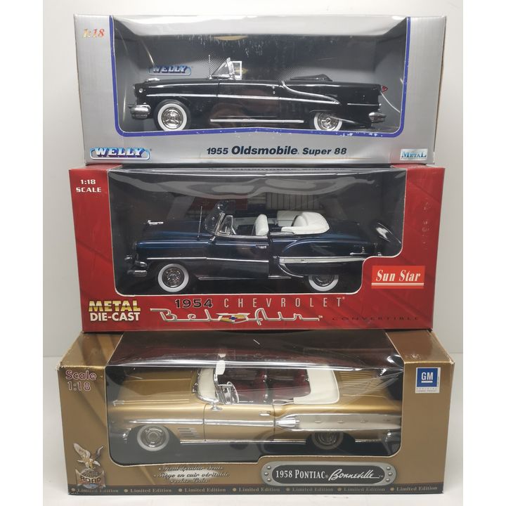 Die Cast Model Cars - 1:18 (x3)
