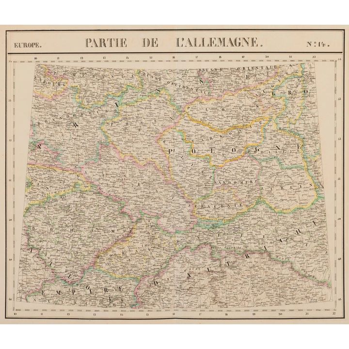 Europe. Partie de l'Allemagne….