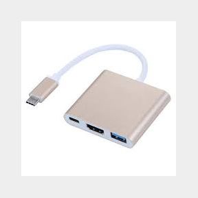 USB 3.1 Type-C to HDMI Digital OTG Adapter - Gold --51453/951 B3 (S1)C
