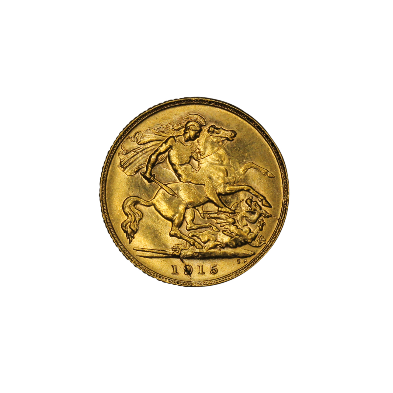 1276. · George V, Half Sovereign, 1915-M, aUNC