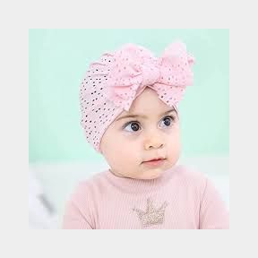 Baby Girl Knot Turban Headband Cute Toddler Cap Beanie Hat - 0-36 months - Light Pink - - 51748/13883 SN B3 (S7)