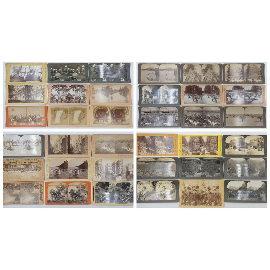 Stereograph Cards - USA (x36)