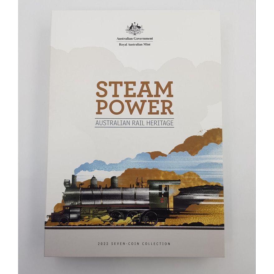Steam Power Carded 50c Coin Set