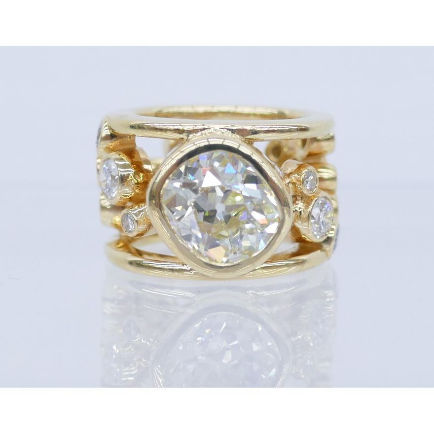 Robert Palma 7.12ctw Diamond 18k Ring