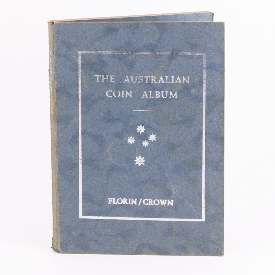 Edward VII - Elizabeth II, Hawthorn Press Australian Album, Florin - Crown, 1910 - 1963,  G - UNC