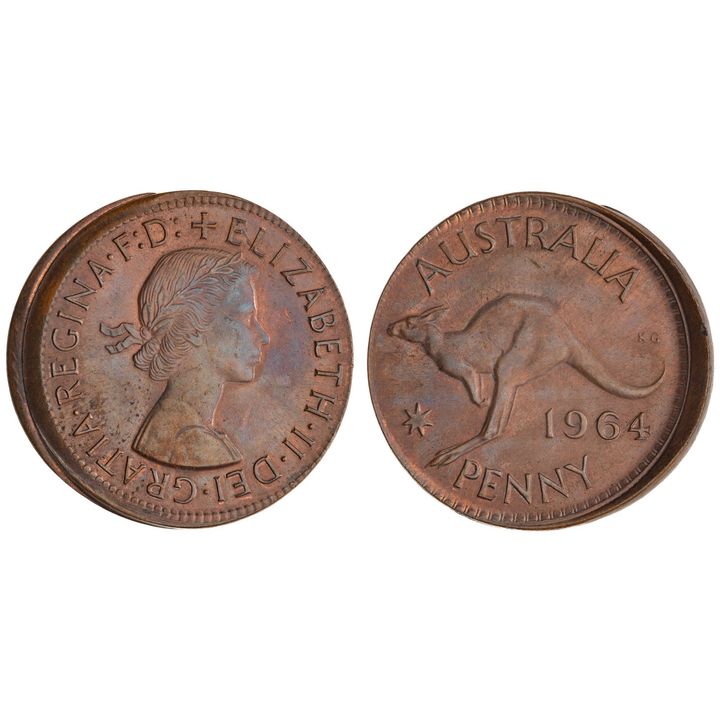 Elizabeth II, Penny, 1964,  aUNC