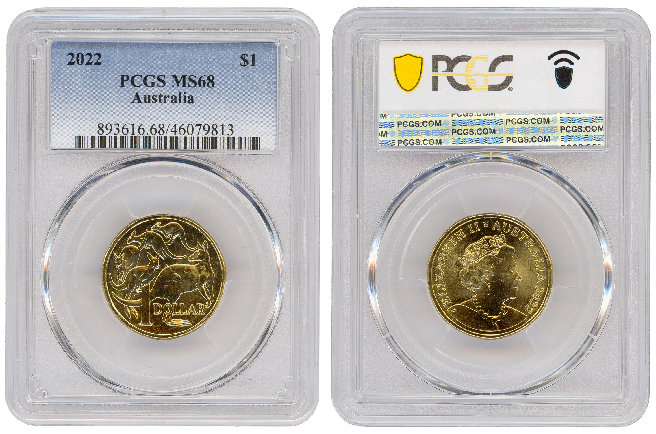 One Dollar, 2022, PCGS MS68
