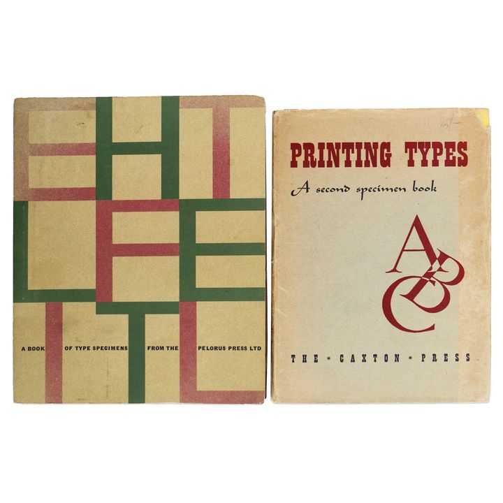 PELORUS PRESS [2 titles] - A Book of Type Specimans from the Pelorus Press